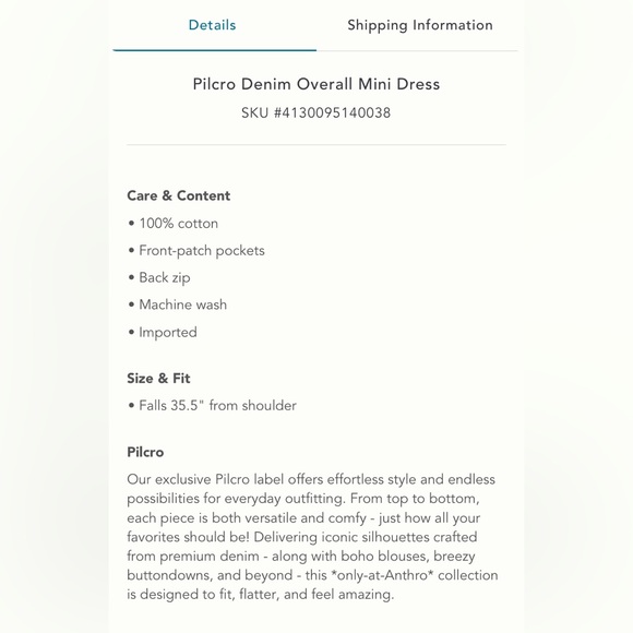 Adorable NWT dress overalls - Picture 12 of 12